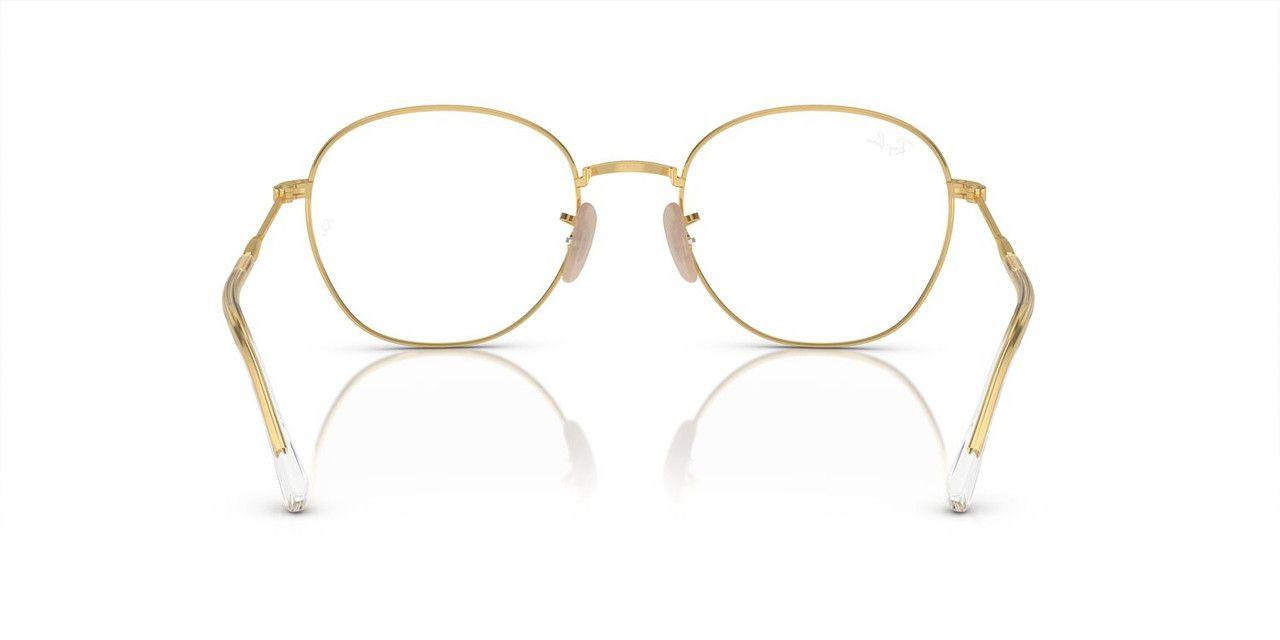 Lentes Ópticos Ray-Ban 0RX6509  Dorado Unisex-3