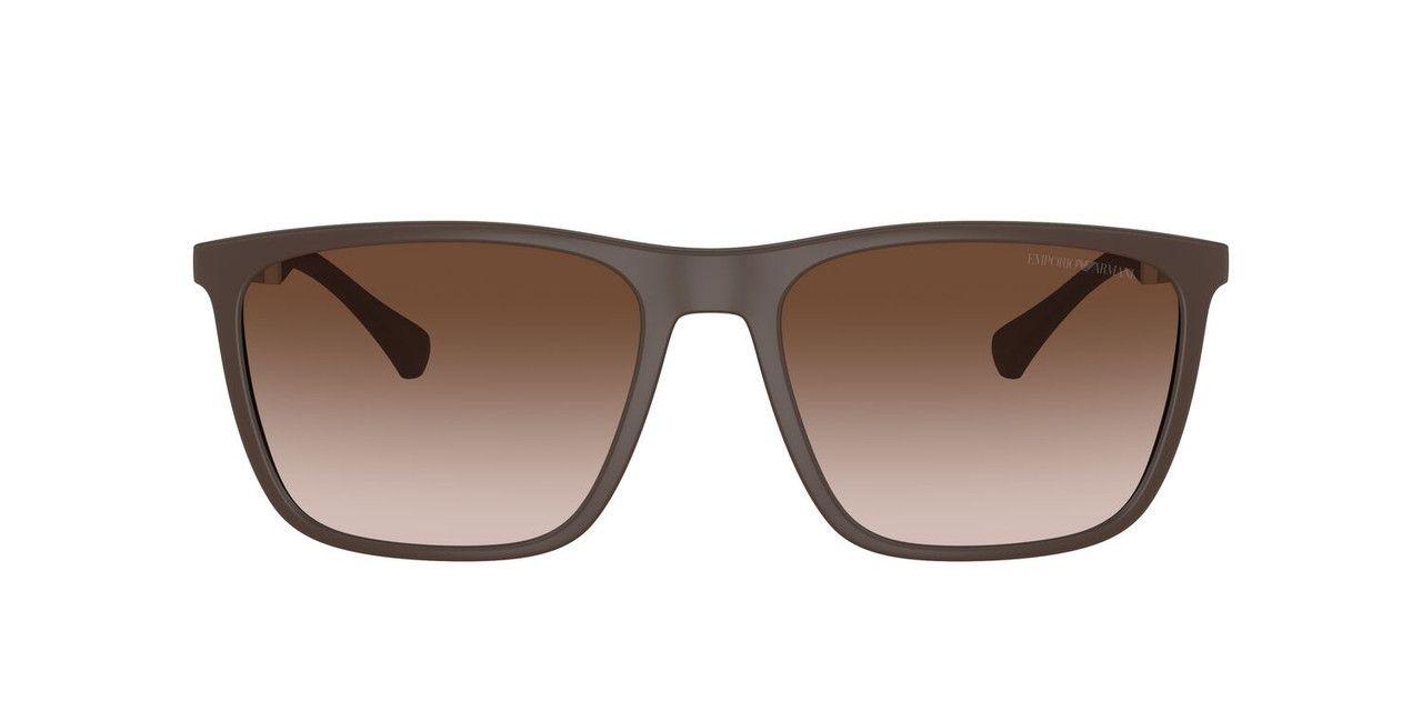 Anteojos De Sol Emporio Armani EA4150  Café Hombre-0