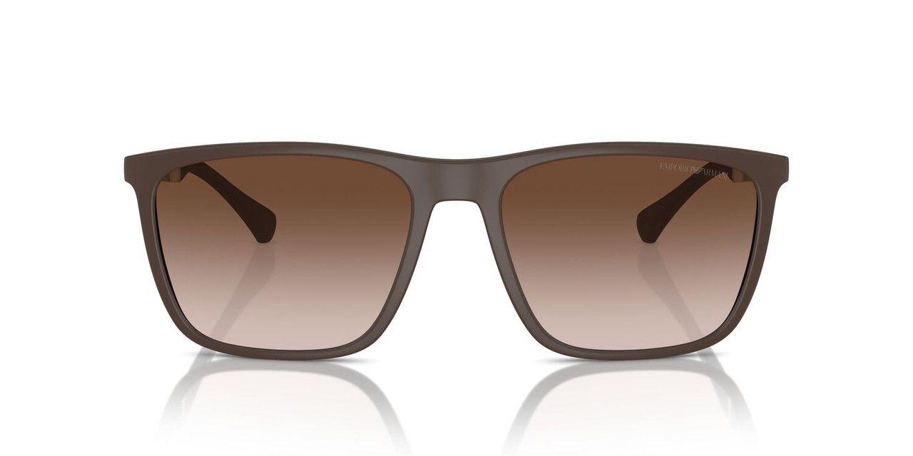 Anteojos De Sol Emporio Armani EA4150  Café Hombre-4