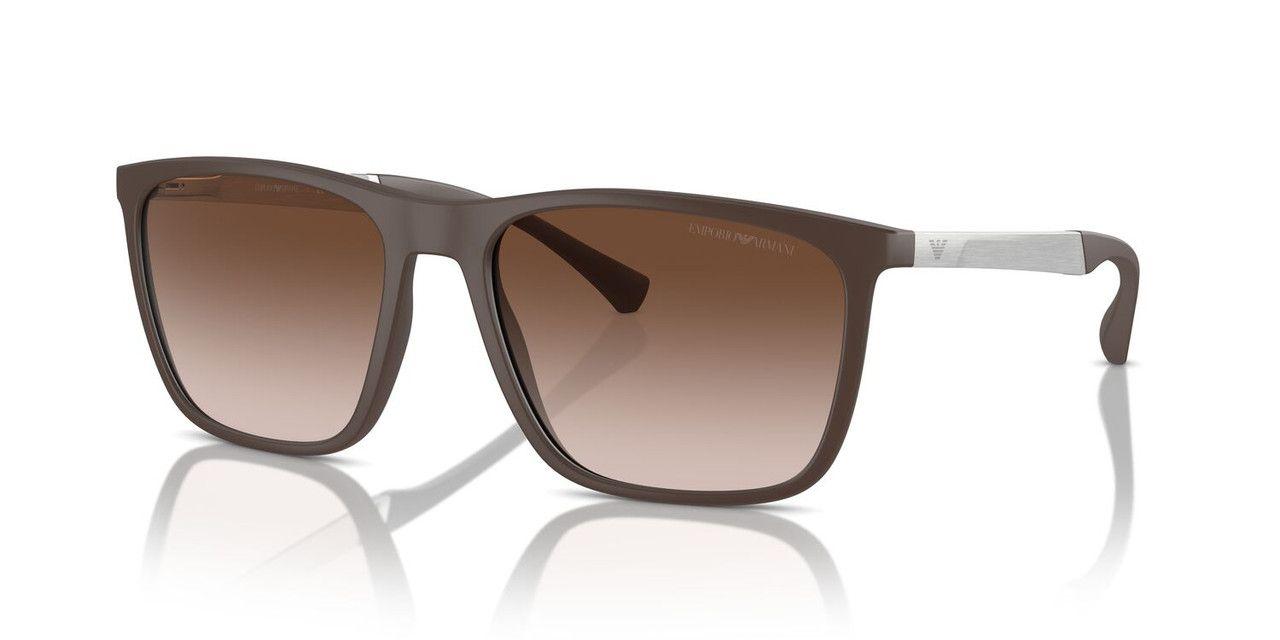 Anteojos De Sol Emporio Armani EA4150  Café Hombre-6