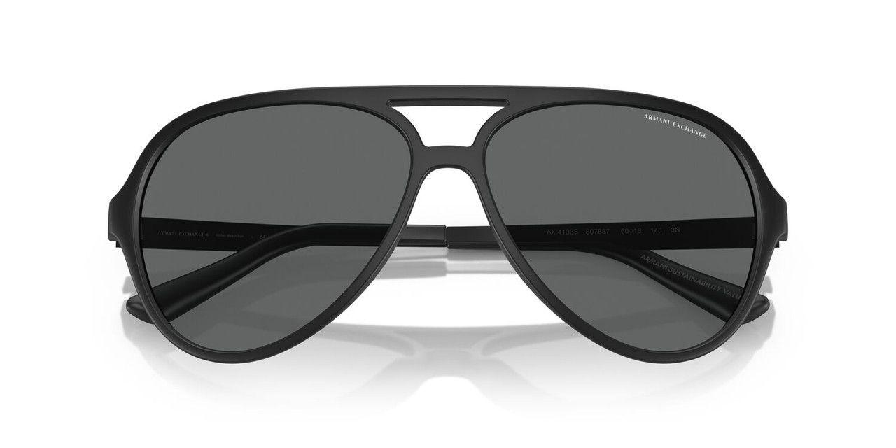 Anteojos De Sol Armani Exchange AX4133S Negro Hombre-4