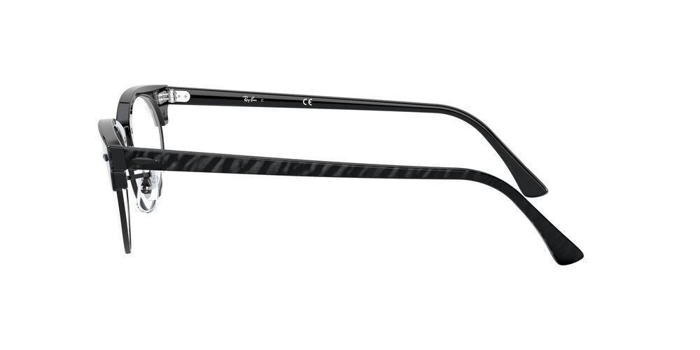 Lentes Ópticos Ray-Ban Clubmaster Oval RX3946V Negro-2