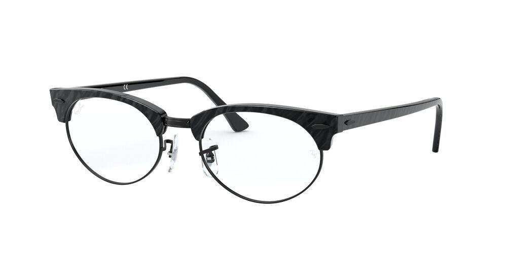 Lentes Ópticos Ray-Ban Clubmaster Oval RX3946V Negro-1