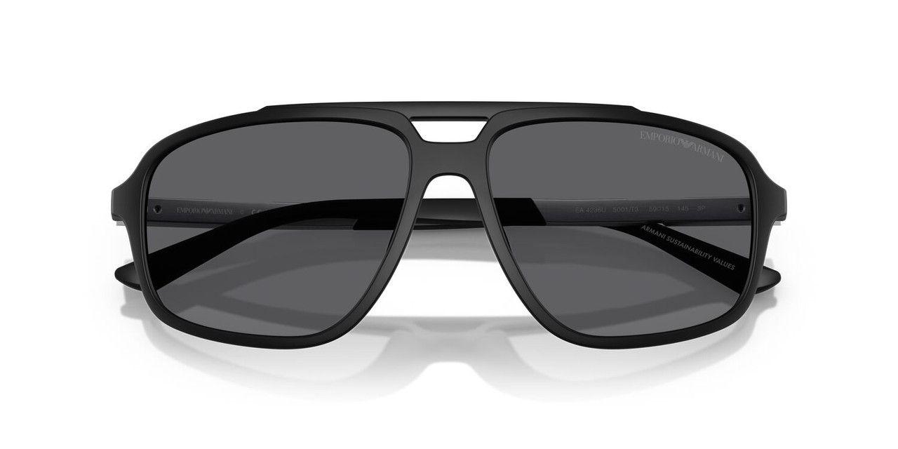 Lentes De Sol Emporio Armani EA4236U  Negro Hombre-4