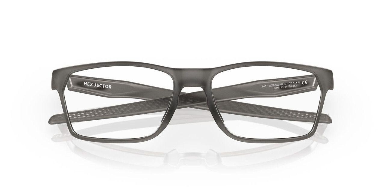 Anteojos Ópticos Oakley OX8032 Hex Jector Gris Hombre-4