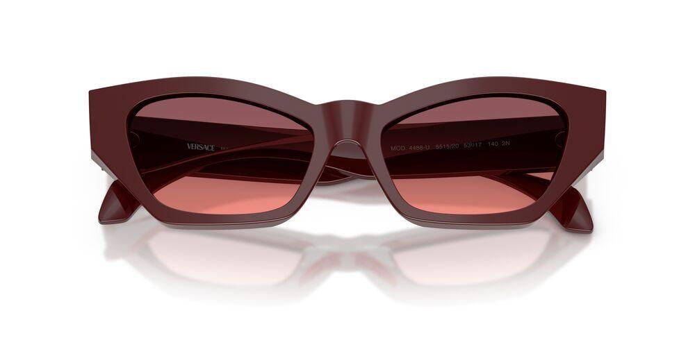 Anteojos De Sol Versace VE4488U Solid Red Pink Gradient Violet Rojo Mujer-4