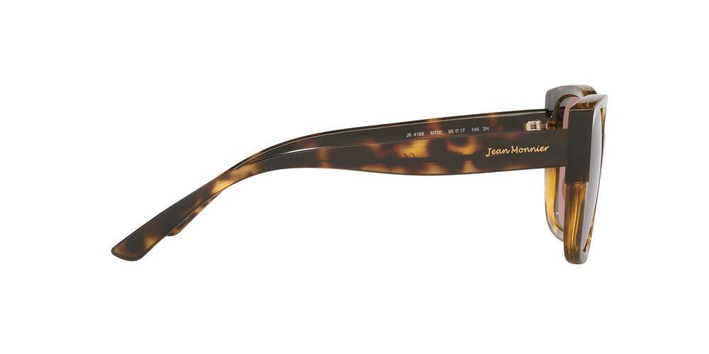 Anteojos De Sol Jean Monnier 0J84168 Light Havana Pink Gradient Brown Mujer-4