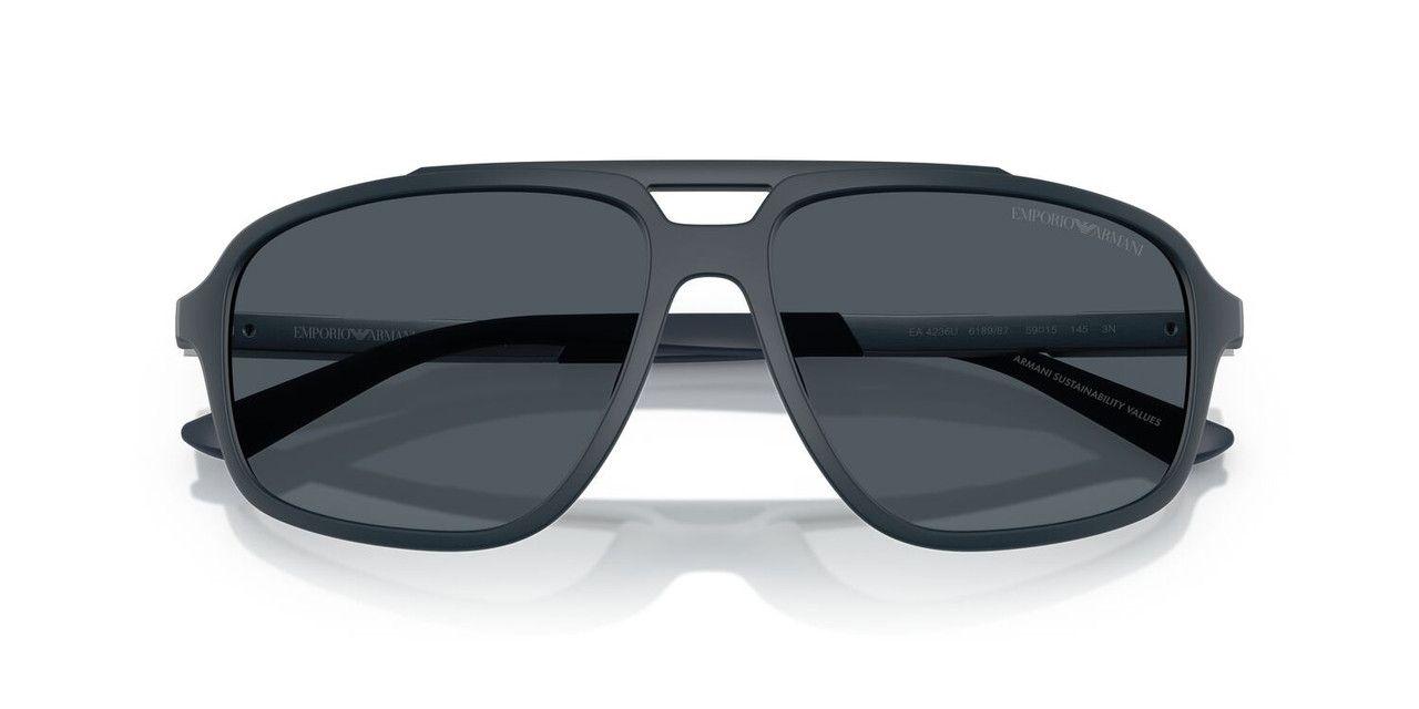 Lentes De Sol Emporio Armani EA4236U  Azul Hombre-4