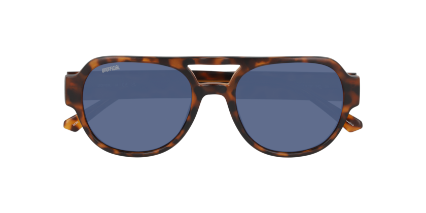Anteojos De Sol Unofficial UO6206 Matt Havana Dark Blue Havana Hombre-4