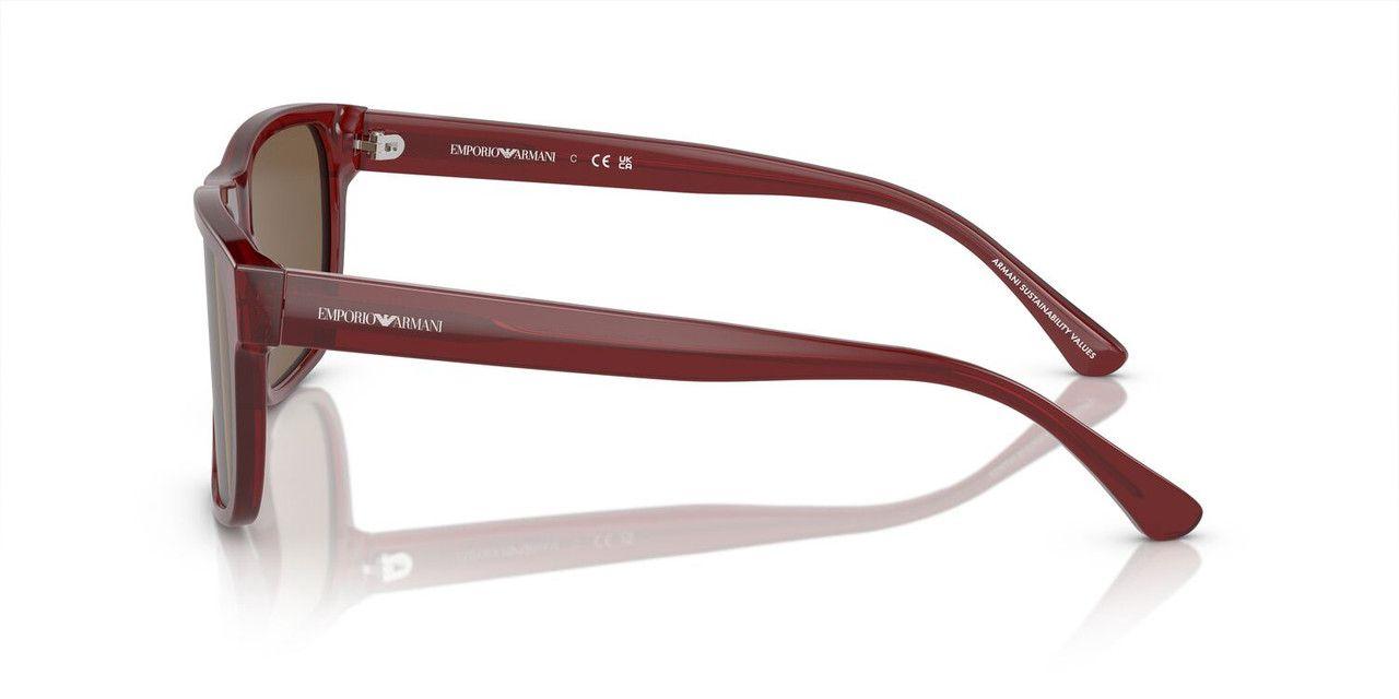 Lentes De Sol Emporio Armani 0EA4163  Burdeo Hombre-2