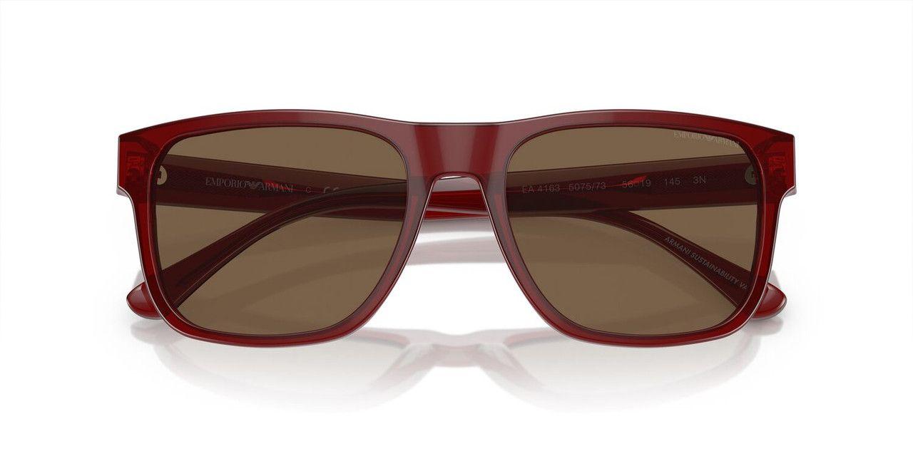 Lentes De Sol Emporio Armani 0EA4163  Burdeo Hombre-4