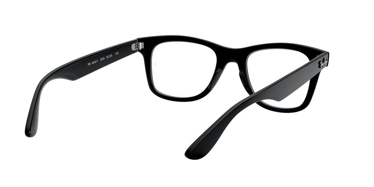 Lentes Ópticos Ray-Ban  RX4640V Negro Unisex-4