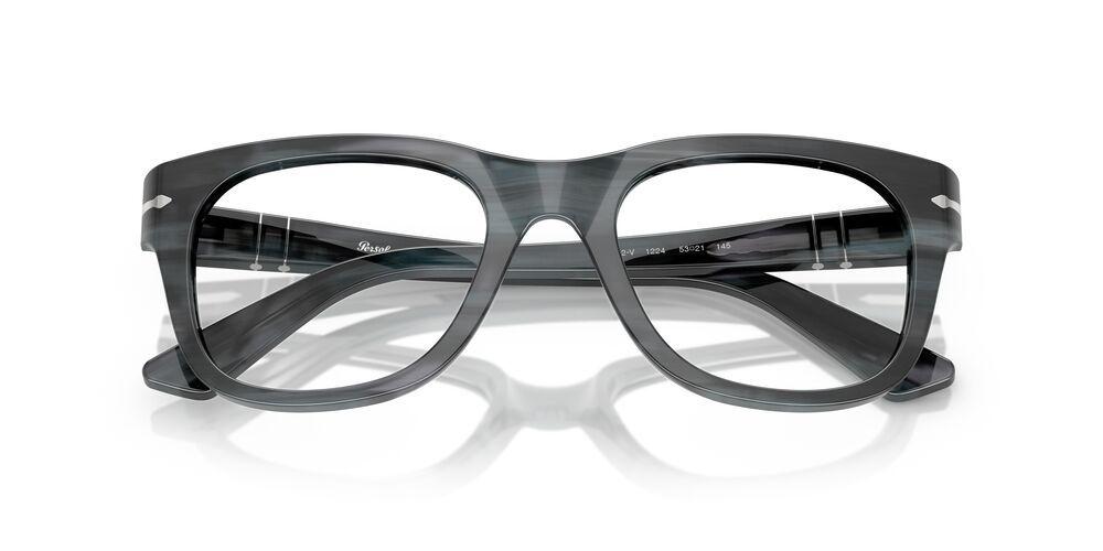 Anteojos Ópticos Persol PO3372V Striped Grey Gris Unisex-4