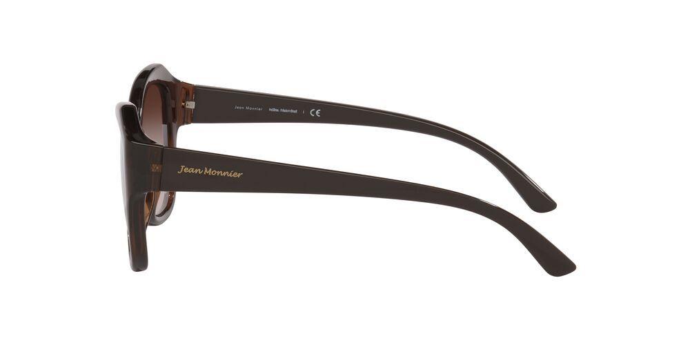 Anteojos De Sol Jean Monnier Translucent Brown Brown Gradient Dark Brown 0J84173 Café Mujer-2