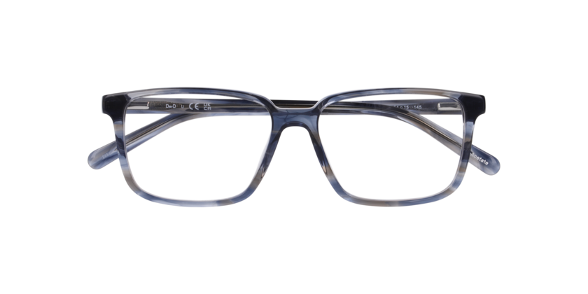 Anteojos Ópticos Dbyd DB2145 Translucent Blue Stripes Azul Hombre-4