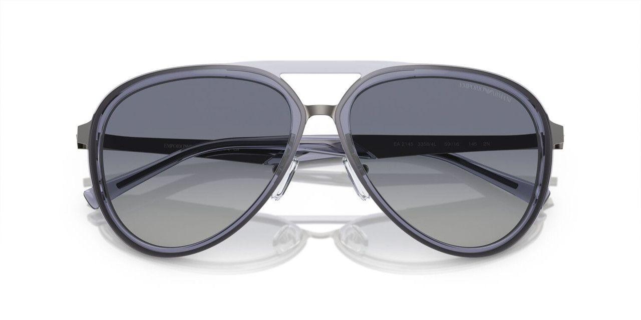 Lentes De Sol Emporio Armani 0EA2145  Azul Hombre-4