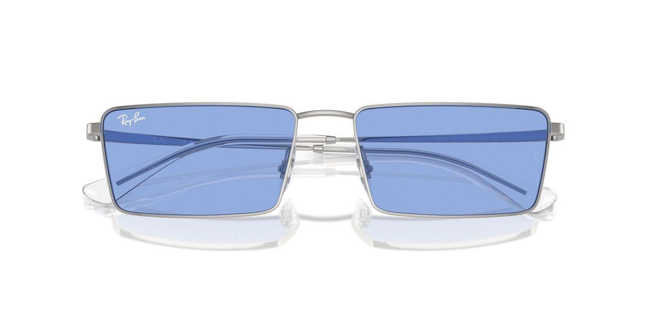 Anteojos De Sol Ray-Ban RB3741 Emy Plateado Unisex-2