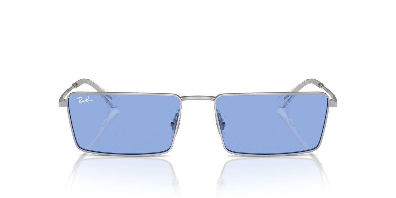 Anteojos De Sol Ray-Ban RB3741 Emy Plateado Unisex-3