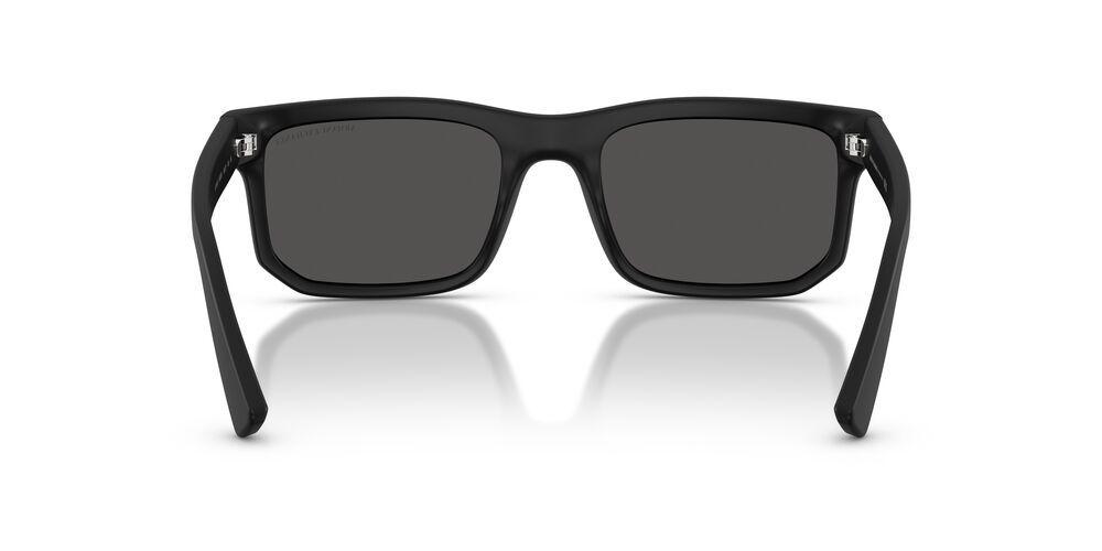 Anteojos De Sol Armani Exchange AX4165S Matte Black Dark Grey Negro Hombre-3