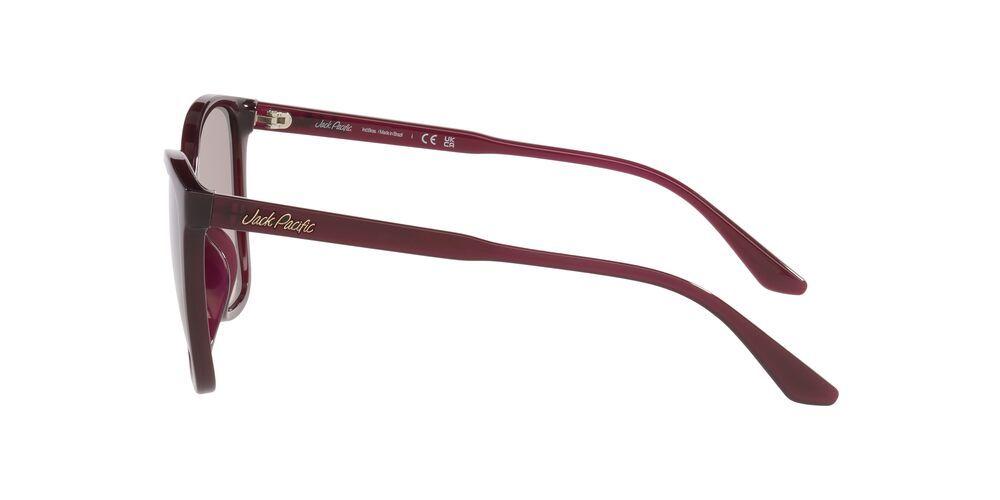 Anteojos De Sol Jack Pacific 0JK1049U Transparent Purple Gradient Dark Brown Mujer-2