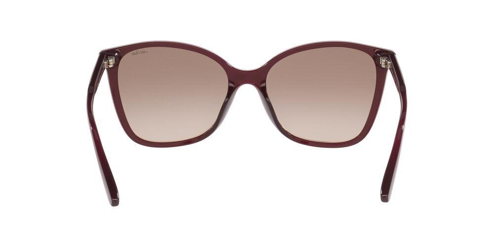 Anteojos De Sol Jack Pacific 0JK1049U Transparent Purple Gradient Dark Brown Mujer-3