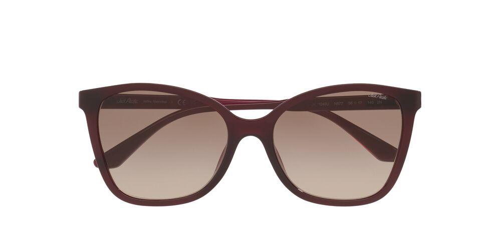 Anteojos De Sol Jack Pacific 0JK1049U Transparent Purple Gradient Dark Brown Mujer-4