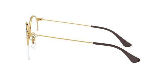 Lentes Ópticos Ray-Ban RX3578V Dorado Mujer-2