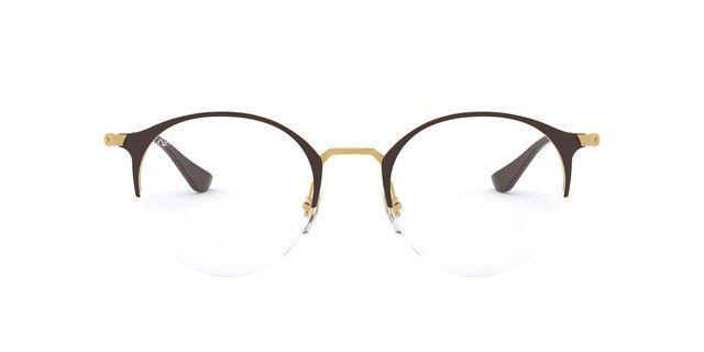 Lentes Ópticos Ray-Ban RX3578V Dorado Mujer-0