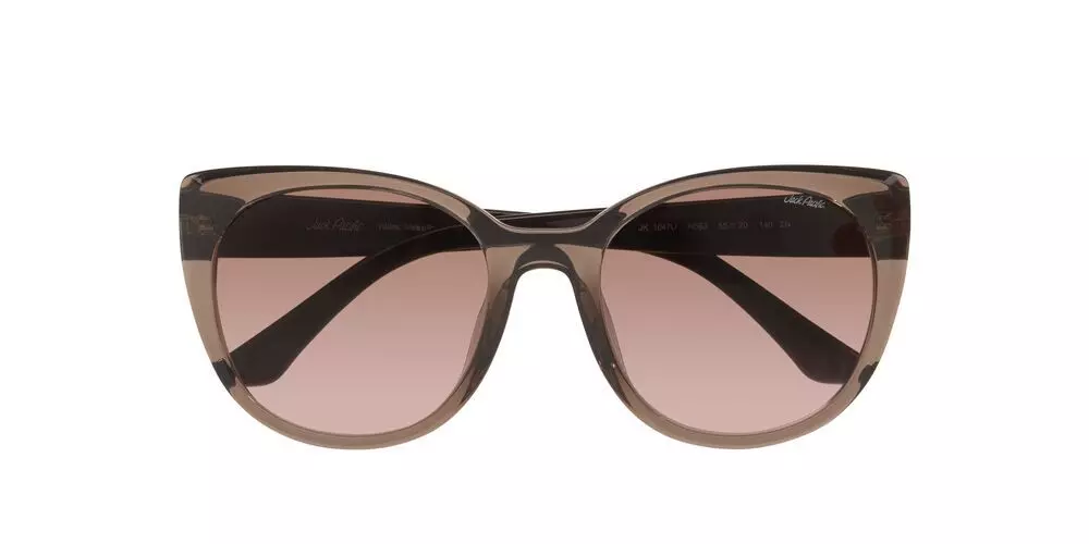 Anteojos De Sol Jack Pacific 0JK1047U Translucent Caramel Pink Gradient Brown Mujer-4