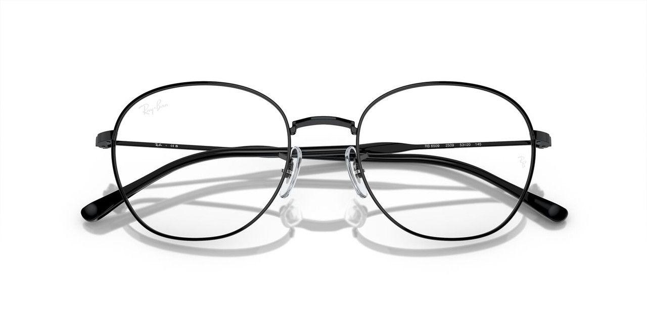 Lentes Ópticos Ray-Ban 0RX6509  Negro Unisex-4