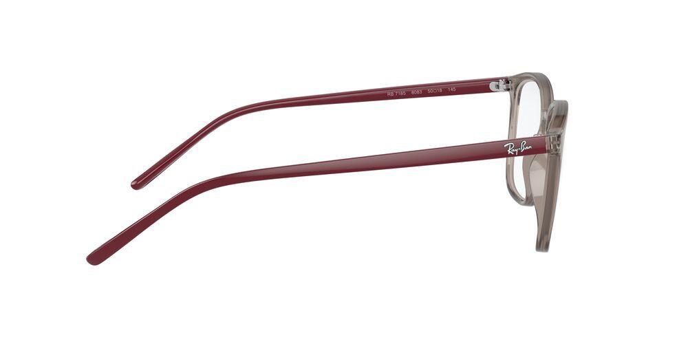 Lentes Ópticos Ray-Ban RX7185 Gris Unisex-3