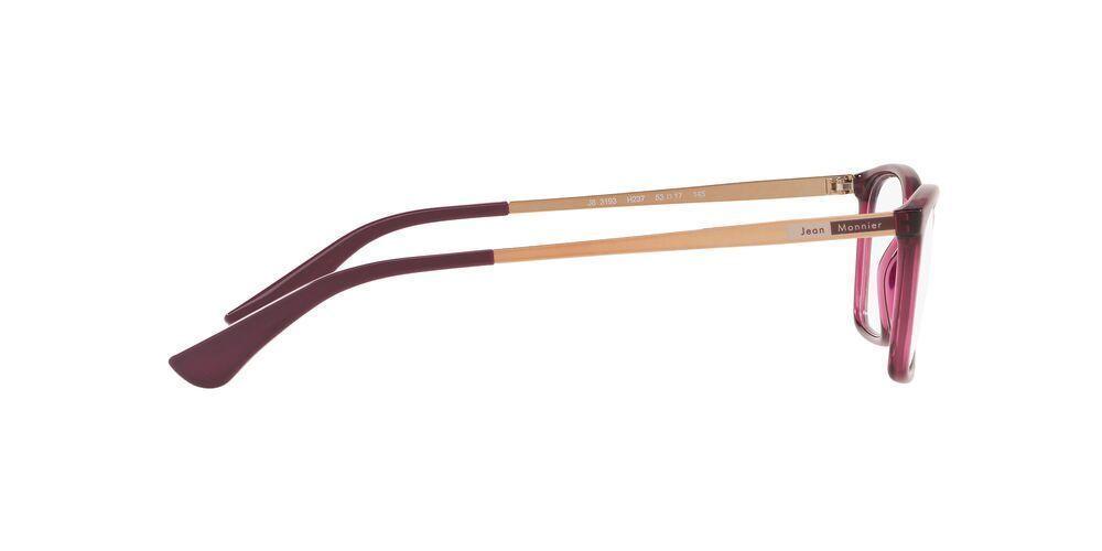 Lentes Ópticos Jean Monnier J83193 Burdeo Mujer-3