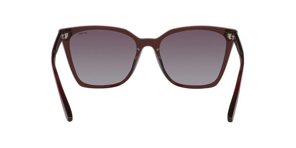 Anteojos De Sol Jack Pacific 0JK1046U Translucent Dark Red Light Grey Gradient Dark Grey Mujer-3