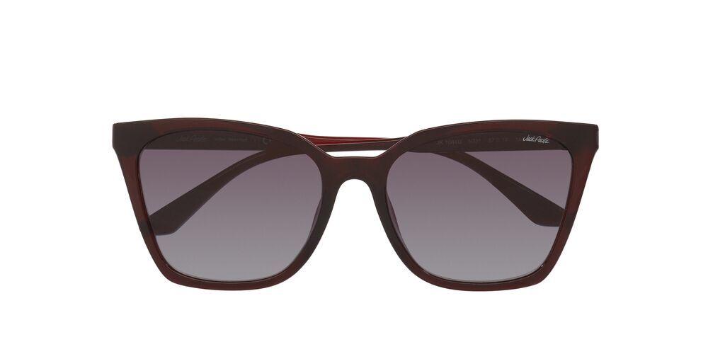 Anteojos De Sol Jack Pacific 0JK1046U Translucent Dark Red Light Grey Gradient Dark Grey Mujer-4