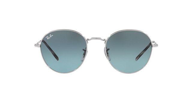 Lentes De Sol Ray-Ban RB3582 David Plateado Unisex-0