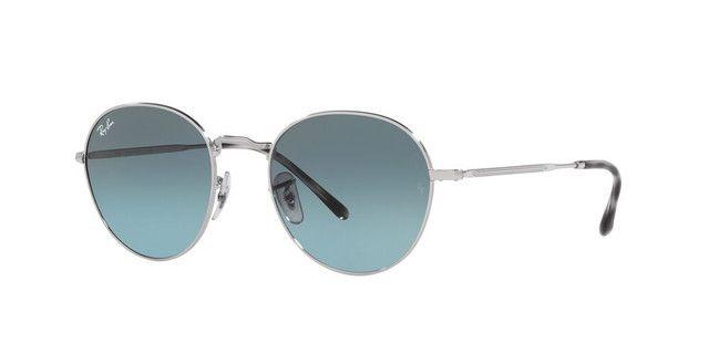 Lentes De Sol Ray-Ban RB3582 David Plateado Unisex-1