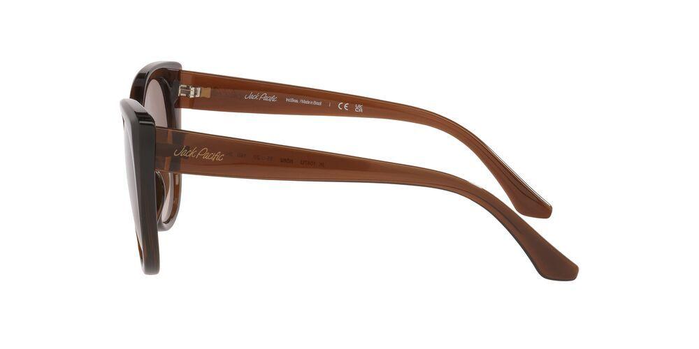 Anteojos De Sol Jack Pacific 0JK1047U Translucent Dark Brown Brown Gradient Dark Brown Mujer-2