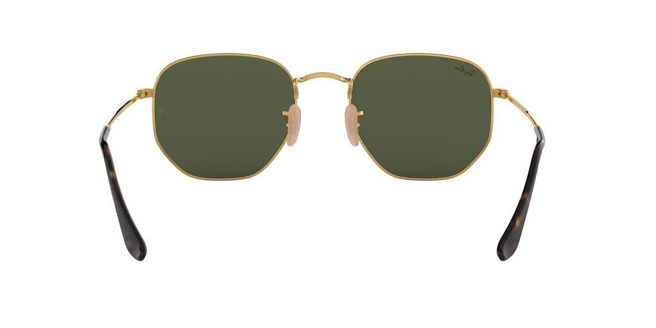 Lentes De Sol Ray-Ban RB3548N Hexagonal Dorado Unisex-5