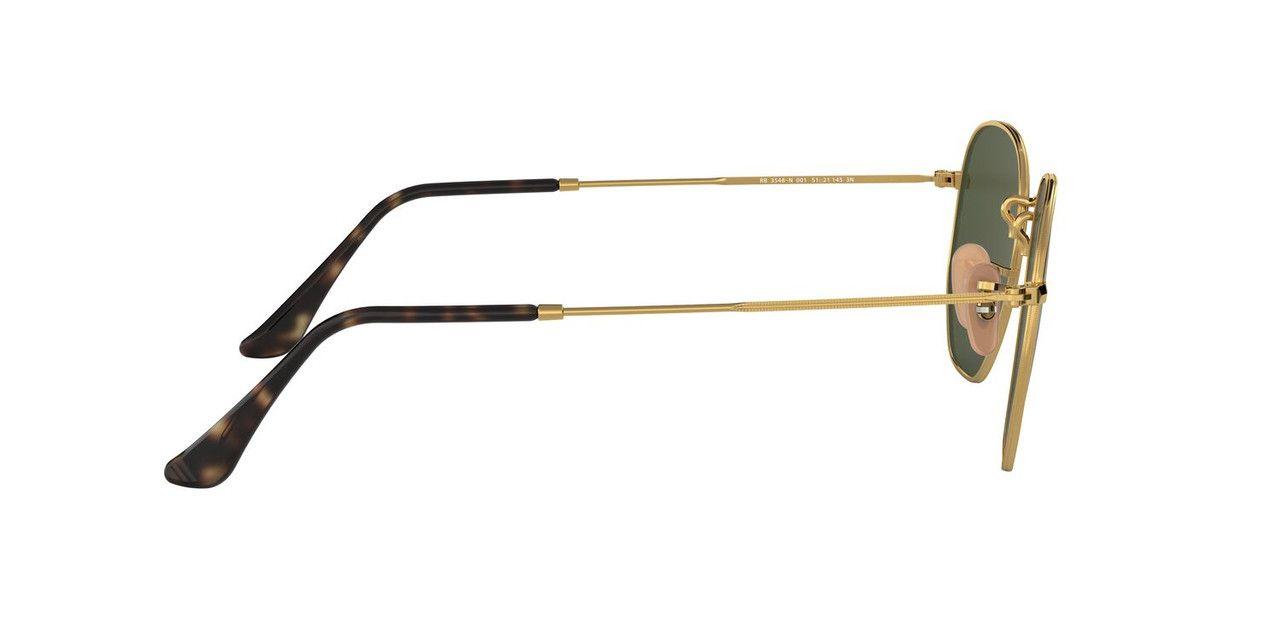 Lentes De Sol Ray-Ban RB3548N Hexagonal Dorado Unisex-8