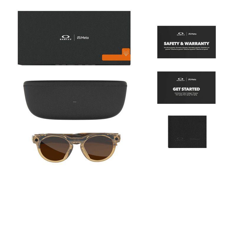 Anteojos con IA Oakley Hstn 0OW8002 Mostaza Unisex-5