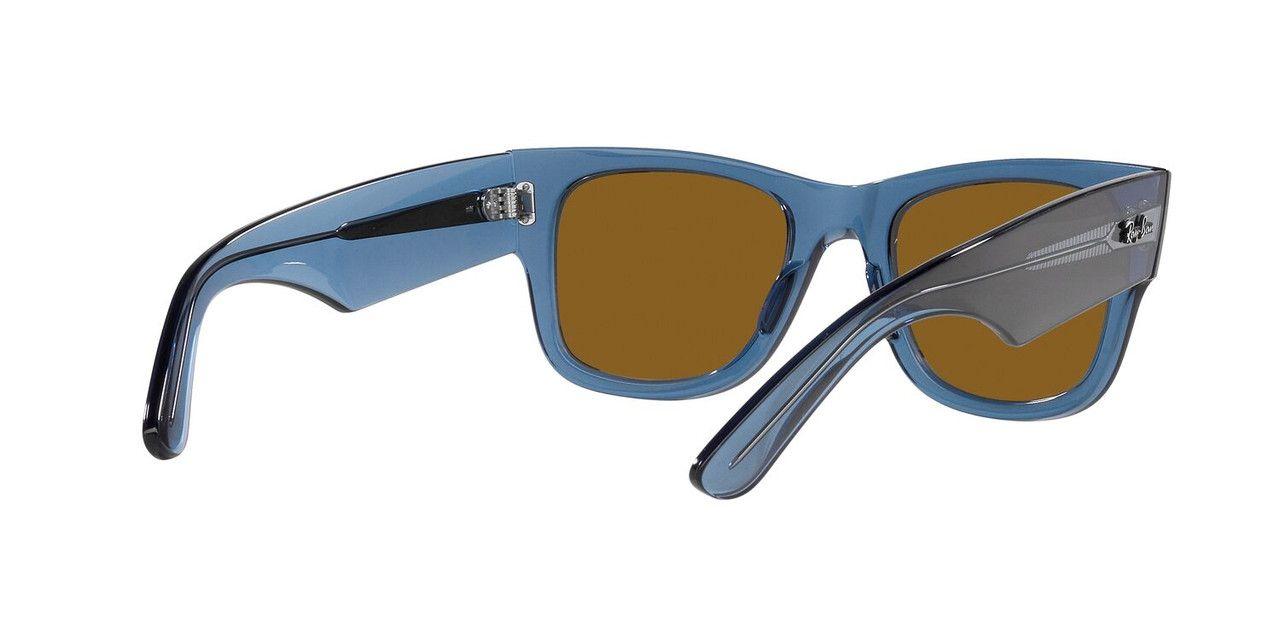 Lentes De Sol Ray-Ban 0RB0840S Mega Wayfarer Azul Unisex-4