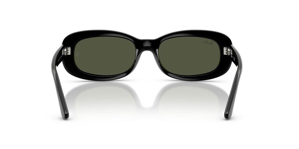 Anteojos De Sol Ray-Ban RB2221 Black Green Negro Mujer-3