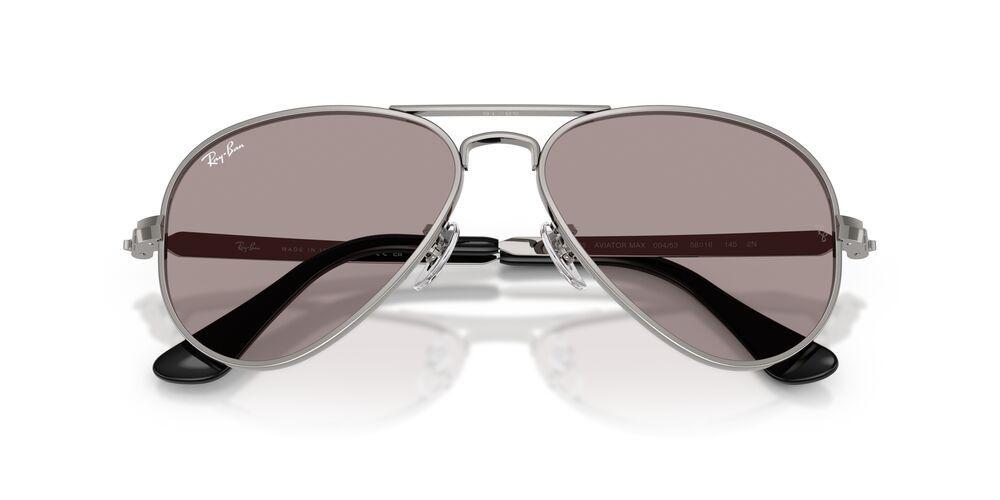 Anteojos De Sol Ray-Ban Aviator Max Gunmetal Violet 0RB3925 Gris Unisex-4
