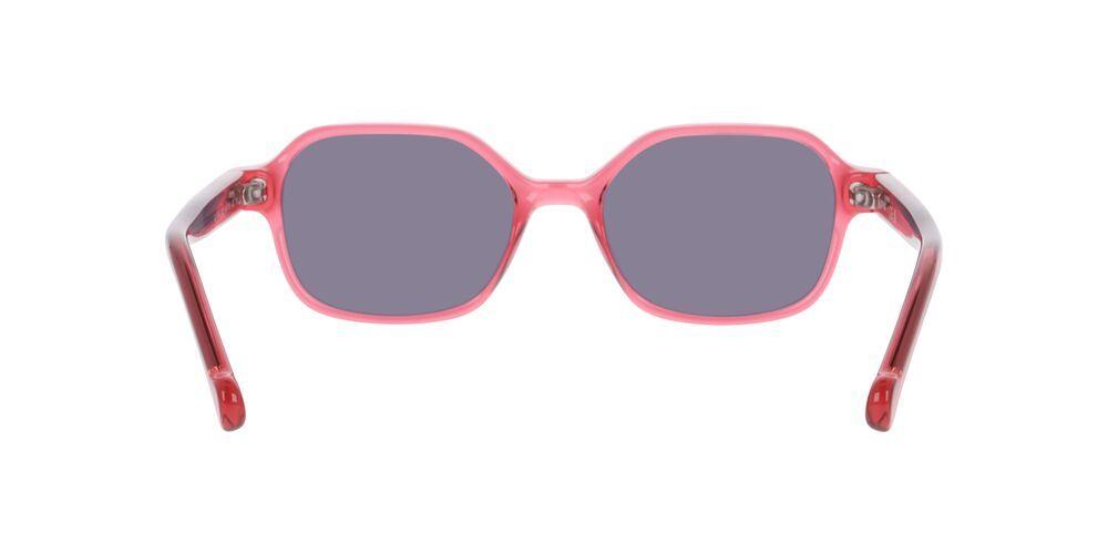Anteojos De Sol Unofficial Junior 0UJ6046 Transparent Raspberry Pink Grey Unisex-3