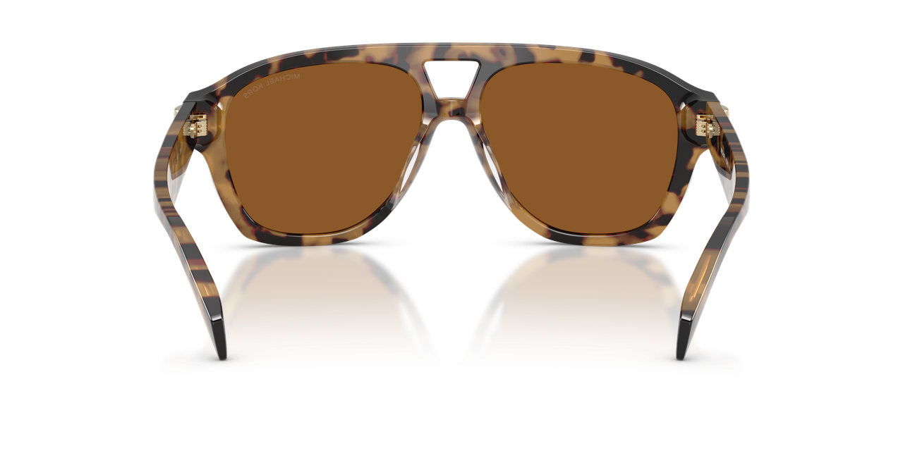Anteojos De Sol Michael Kors Grenada Vintage Tortoise Amber Mono 0MK2277U Gris Mujer-3