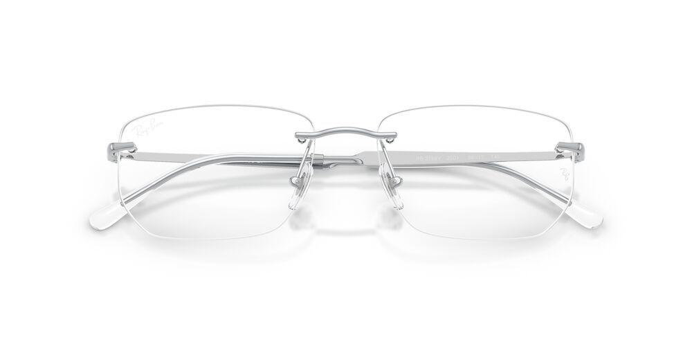 Anteojos Ópticos Ray-Ban RX3768V Silver Plateado Unisex-4