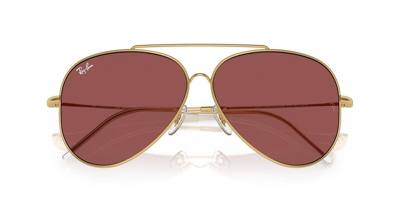 Lentes De Sol Ray-Ban RBR0101S Aviator Reverse Dorado Unisex-4