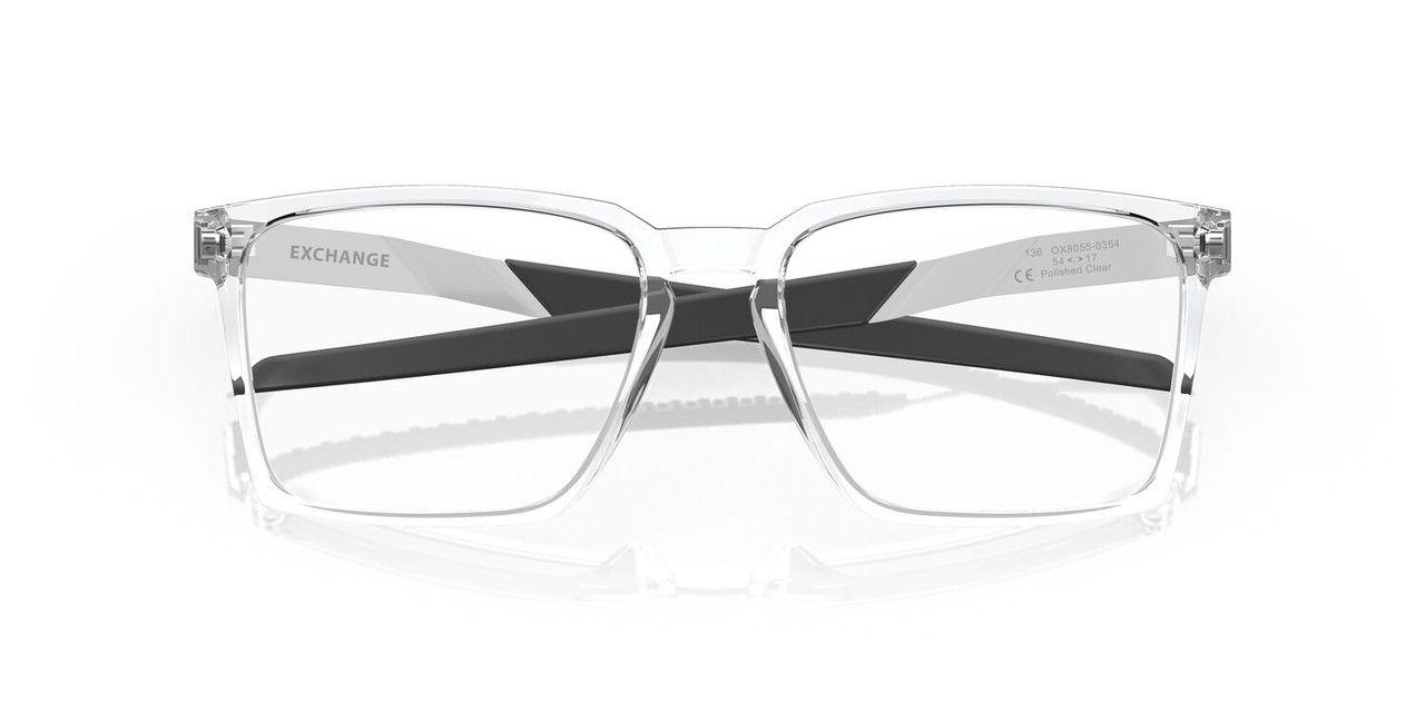 Anteojos Ópticos Oakley OX8055 Exchange Blanco Hombre-4