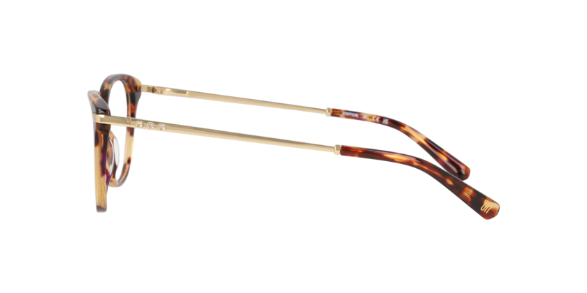 Anteojos Ópticos Unofficial UO2219B Brown Havana With Purple Havana Mujer-2