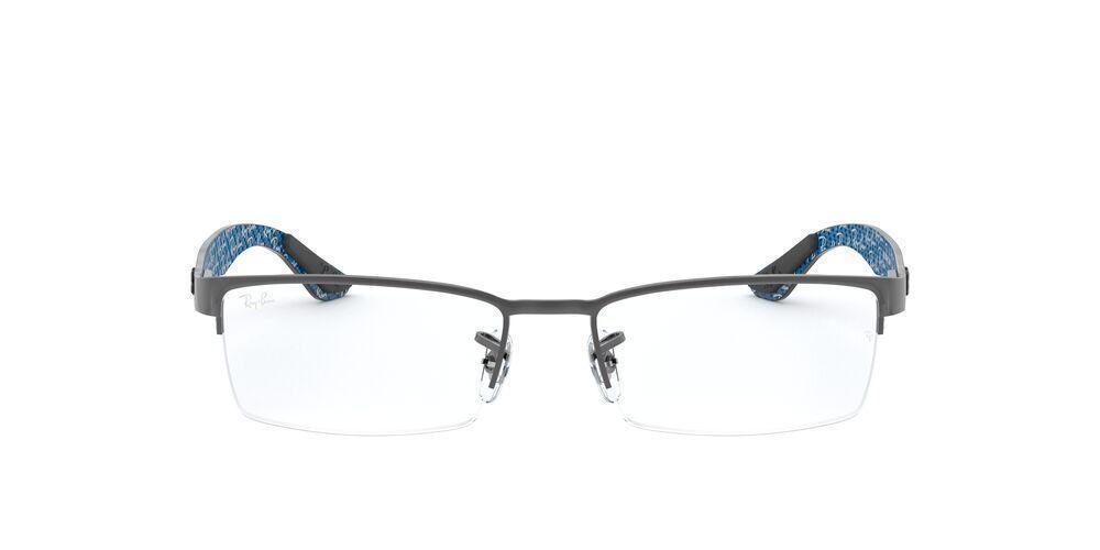 Lentes Ópticos Ray-Ban RX8412 Gris Unisex-1
